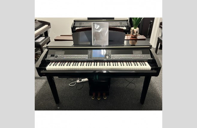 Yamaha CVP409 Polished Ebony Digital Piano, Used - Complete Package (SN:GBRCOJ01001) - Image 1